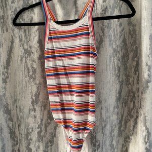 Striped Body Suit